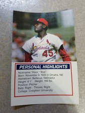 Bob Gibson St Louis Cardinals Line Drive Collect a Books PROOF 1991 SCARCE (C)