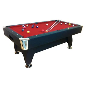 MESA BILLAR 7FT RED DEVIL AMERICANO ASAS TAPIZADO ROJO juego 188 x 96 cm - Imagen 1 de 3