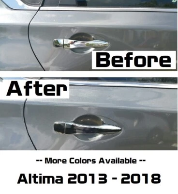 Superposiciones de vinilo personalizadas se adaptan a tus manijas cromadas OEM 2013-2018 Nissan Altima  Foto 1 de 4