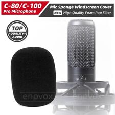 For SONY C-80 C-100 Windscreen Pop Filter Microphone Cover Sponge Foam Shield