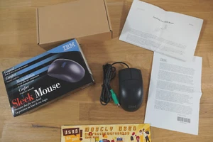 IBM Sleek Mouse PS/2 - Black - 28L3675 | OVP | TESTED | G+ - Bild 1 von 12