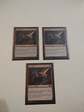 Three MTG Lava Spike Regular Uncommon Cards