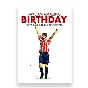 SUNDERLAND BIRTHDAY CARD | NIALL QUINN BIRTHDAY CARD - Picture 1 of 3
