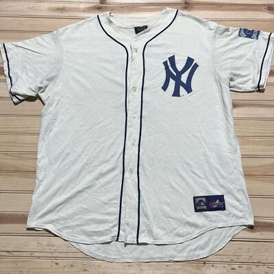 Camiseta Majestuosa Cooperstown Vintage Babe Ruth #3 New York Yankees Talla 2XL EE. UU. Foto 1 de 4