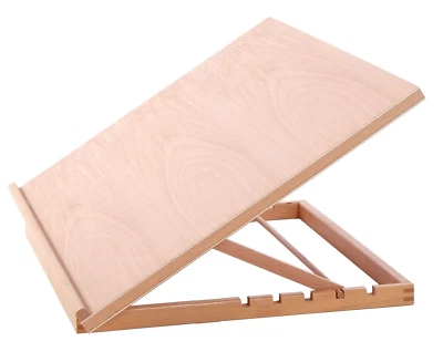 Wooden Artist Workstation A2 Drawing Board Easel Adjustable Art Craft Table - Image 1 of 4