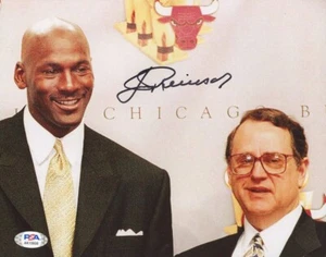 Jerry Reinsdorf Chicago Bulls Owner 8x10 Photo PSA COA Michael Jordan C - Picture 1 of 1