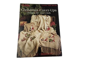 Leisure Arts Christmas Cover Ups Cross Stitch Pattern Booklet For Anne Cloth - Picture 1 of 3
