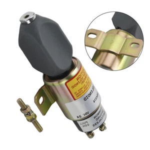 SA-3933-24 3864274 New Fuel Stop Solenoid parts 24V Fits For Hyundai R225-7 - Picture 1 of 9
