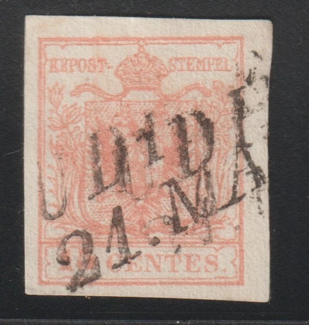 ANTICHI STATI LOMBARDO -VENETO 15 CENT  UDINE RIF 2193 - Immagine 1 di 1