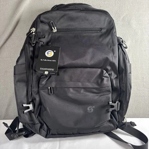 Tubu Heavy Duty Black Back Pack. New With Tags. Soft Lining For Computer. - Picture 1 of 6