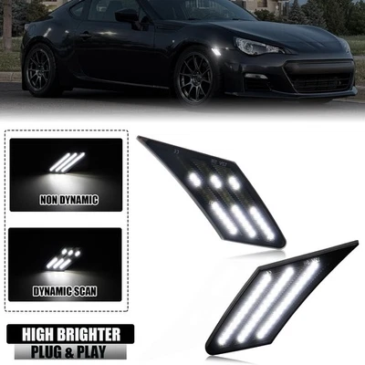 Luz de parachoques LED para Subaru BRZ Scion FR-S Toyota 86 2013-2020 2 piezas Foto 1 de 4