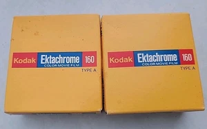 Kodak Ektachrome 160 Super 8 Movie Film Type A Exp 01/1991 2 Avail Sold Per Box - Bild 1 von 7