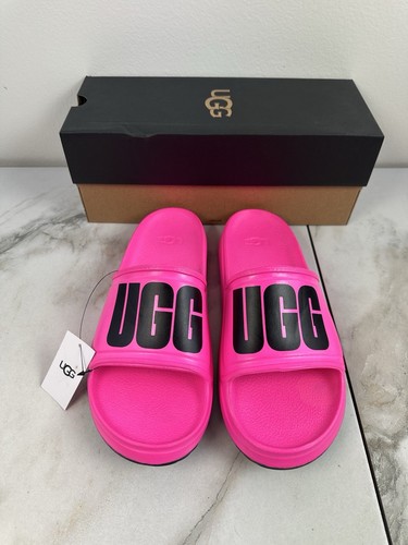 Sandali sportivi UGG WILCOX SLIDE rosa gomma leggeri impermeabili da uomo taglia 12M US 45EU