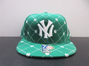 New York Yankees Hat Cap Fitted Mens 7 1/4 Green MLB Baseball American Needle - Picture 1 of 8