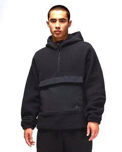 Nike Jordan Flight Men's High-Pile Fleece Warm Pullover Hoodie L XL FV7452-010 - Picture 1 of 6