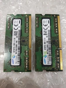 SAMSUNG 8GB(2*4GB) 1Rx8 PC3L-12800S 1600MHZ DDR3 LAPTOP MEMORY - Picture 1 of 1