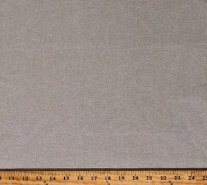 Essex Yarn-Dyed Metallic Linen Blend Silver Sparkle Fabric by the Yard D256.18 - Picture 1 of 1