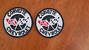CORVETTE CHEVROLET RACING CREST / PATCH (2) - Picture 1 of 2