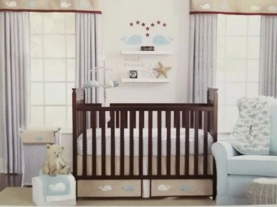 Juego de ropa de cama para cuna Wendy Bellissimo Snug Harbor 3 piezas nuevo en paquete Foto 1 de 4