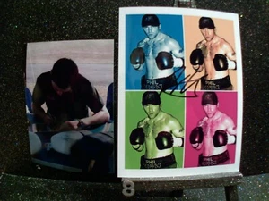 Phil The Experience Gill Original Hand Signed Pop Art Photograph. Tv Boxer Sport - Picture 1 of 1