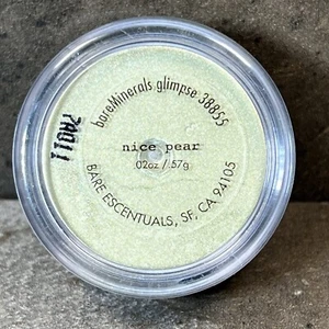 BARE MINERALS ESCENTUALS NICE PEAR EYE GLIMPSE SEALED .02oz/.57g FULL SIZE - Picture 1 of 3