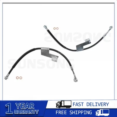 Mangueira hidráulica de freio dianteiro Sunsong 2x para Chevrolet Express 2500 1996~2002 - Imagem 1 de 4
