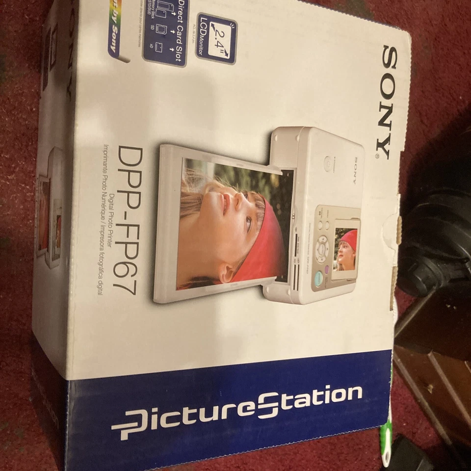SONY PICTURE STATION DIGITAL PHOTO PRINTER USB HDMI DPP-FP67 USED - Image 1 of 2