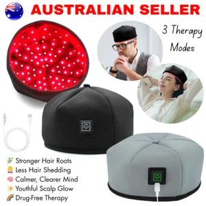 Infrared And Red Light Therapy Hair Growth Cap LED Treatment Helmet Hat - Picture 1 of 11