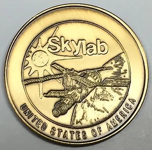 N501 NASA SPACE COIN / MEDAL, SKYLAB I, 1973 - Picture 1 of 2