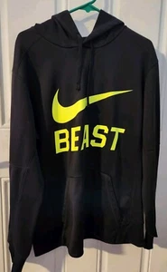 Nike Beast Hoodie Black/Green Mens size Large - Picture 1 of 6