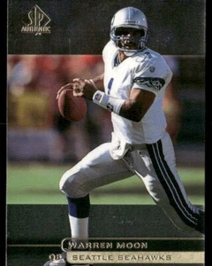 Warren Moon 1998 SP Authentic #116 Seattle Seahawks - Imagen 1 de 2