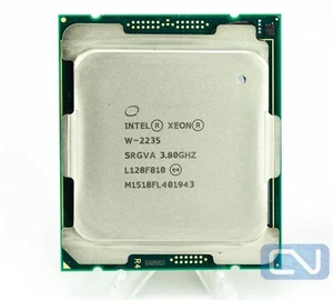 Intel Xeon W-2235 W-Series 3.8GHz 8.25MB 8 GT/s SRGVA LGA2066 Clean Pull CPU - Picture 1 of 1