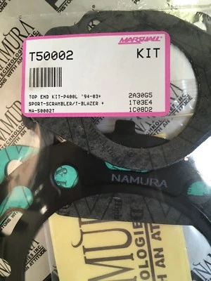 NAMURA TOP END GASKET KIT POLARIS 400L SPORT-SCRAMBLER T-BLAZER ATV NA-T50002 - Image 1 of 3