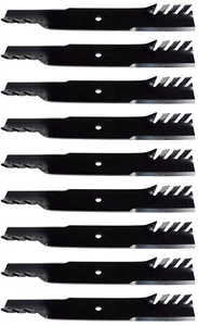 (9) USA Mower Blades® Toothed for Scag 481712 481708 48304 483318 61" Deck - Picture 1 of 7