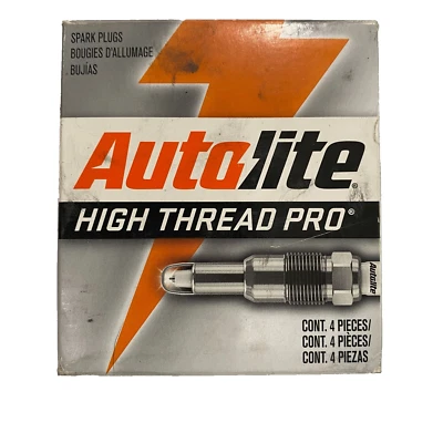Paquete de 4 bujías Autolite High Thread Pro HT15, NUEVAS EN CAJA, NUEVAS Foto 1 de 4