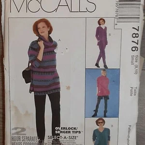 7876 McCalls Vintage Schnittmuster Misses Top Pull On Hose Shorts Rock S - Bild 1 von 2