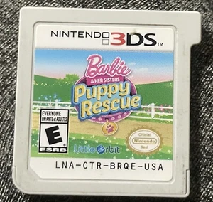 Barbie & Her Sisters Puppy Rescue Nintendo 3DS Tested Works Cartridge Only READ - Picture 1 of 2