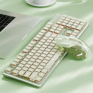 EWEADN V3 Wireless Keyboard and Mouse with Single Backlit, Metal Panel, Bluet... - Picture 1 of 9