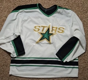 Vintage Maska CCM Dallas Stars NHL Hockey Trikot Herren weiß langarm *lesen* - Bild 1 von 12