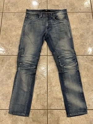 Pantalones de mezclilla para hombre Jordan Craig Legacy Edition Aaron Distressed Moto Jeans Foto 1 de 4