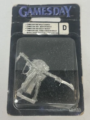 Warhammer 40k Kroot Shaper Anghkor Prok Tau Empire Metal 2001 Ed OOP Gamesday GW - Bild 1 von 4