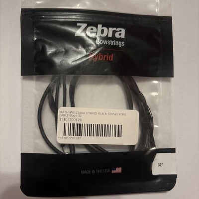 New Mathews Zebra Hybrid Single Yoke Bow Cable 32" - Image 1 of 3