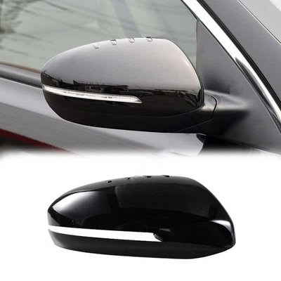 Black Right Passenger Side Rearview Mirror Cap Cover For Kia Optima K5 2011-2015 Foto 1 de 4