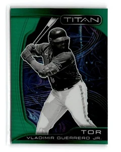 Vladimir Guerrero Jr. 2022 Panini Chronicles #25 Titan Green 27/75 JSY # - Foto 1 di 2