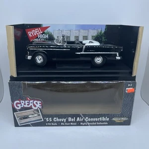 Ertl American Muscle Grease 1955 Chevy Bel Air Convertible Diecast 1:18 Black - Picture 1 of 11