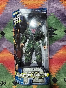 WWF STONE COLD STEVE AUSTIN CAMO GEAR FEDERATION FIGHTERS JAKKS PACIFIC - Picture 1 of 6
