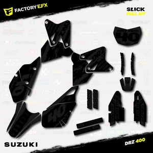 Kit de gráficos Blackout Slick se adapta a Suzuki DRZ400SM Drz400s drz400 Supermoto DRZ - Imagen 1 de 5