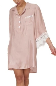 CAMICIA SLEEP ROSEY COLLEZIONE RYA 535 ROSA TAGLIA LARGE - Foto 1 di 2