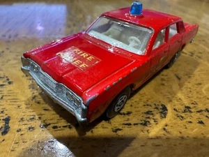 Matchbox No. 59 or 73 Mercury Fire Chief Car with replica box - Picture 1 of 8