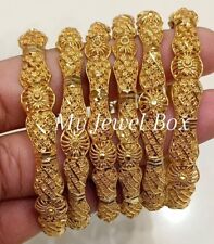 MJB‘s Exclusive 1G 22Carat Gold Plated Bangles/Kangan Valvet Box Bridalwear (107